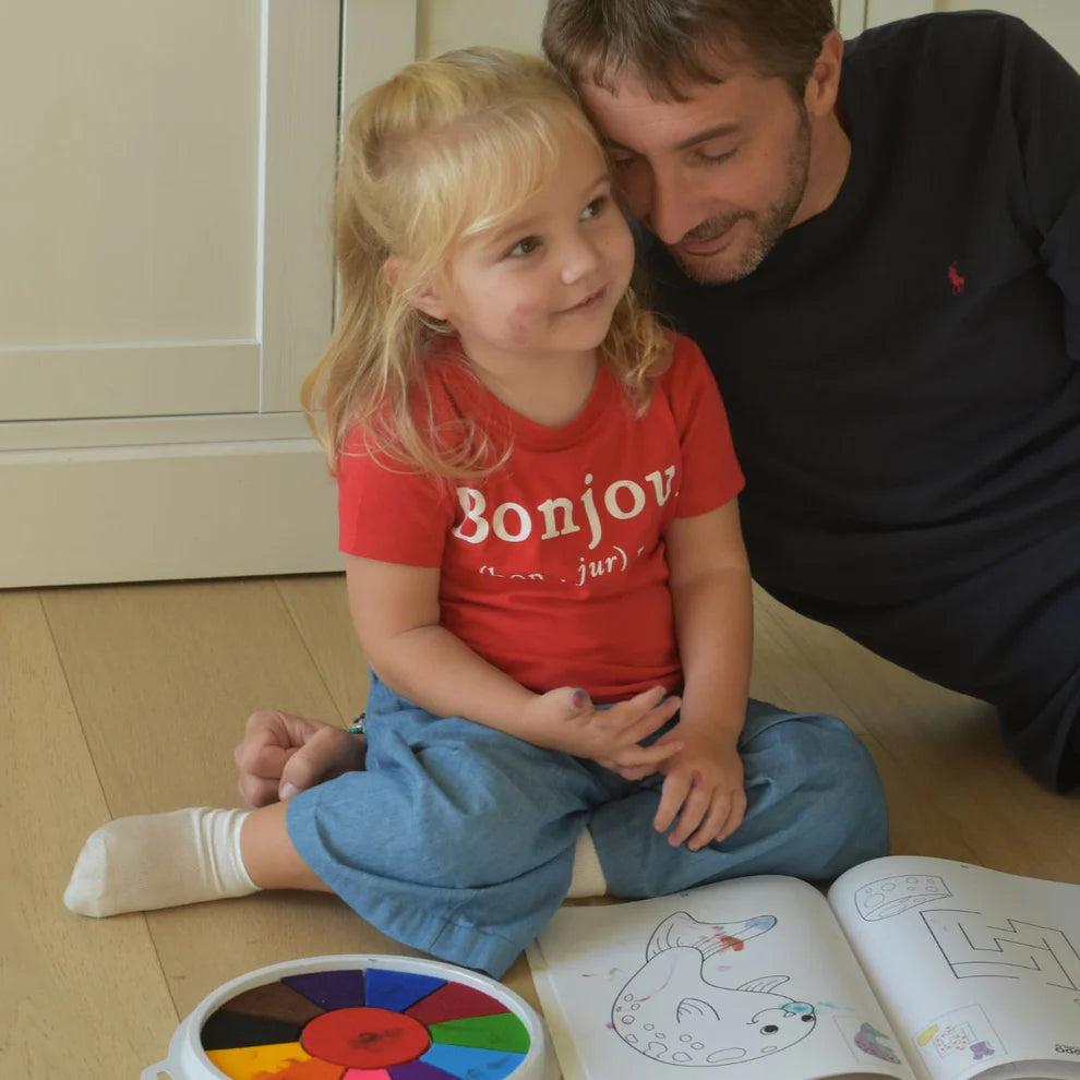 Dita curiose – Libro da colorare con le dita (44 pagine, 3-6 anni)