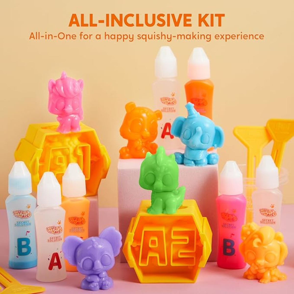 Set creativo fai-da-te Squishy figurine (6+ anni)