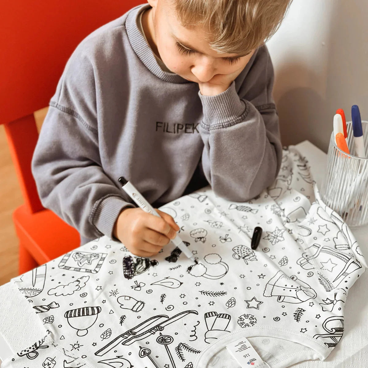 Pigiama per bambini "Colorami" – Animali Safari (dai 4 anni)