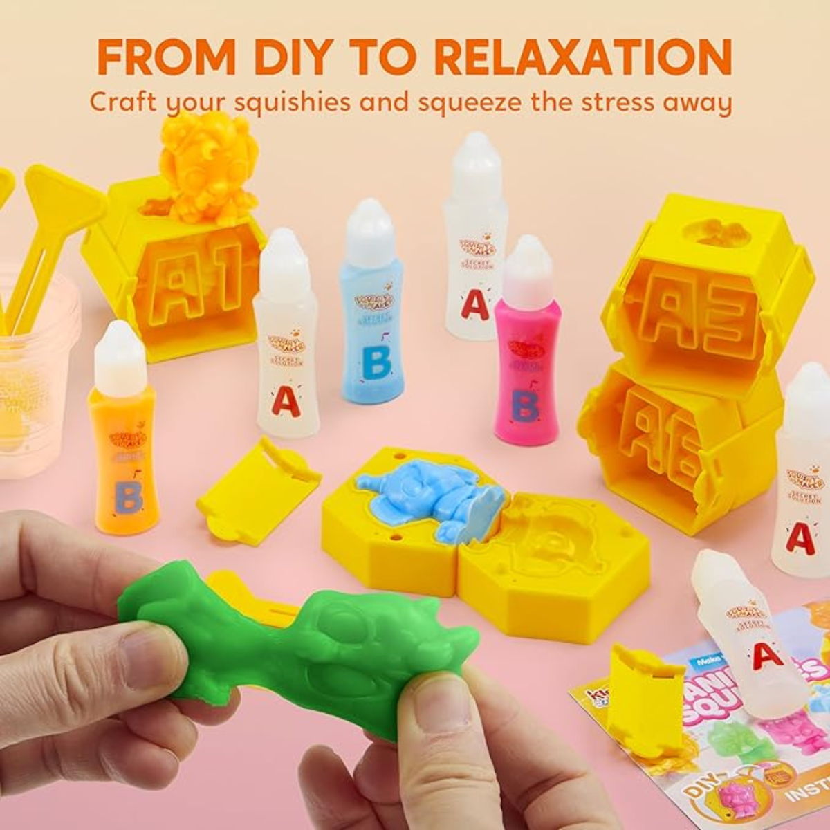 Set creativo fai-da-te Squishy figurine (6+ anni)