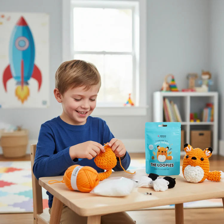 The Loopies 2+1 – Kit da Uncinetto | 3 Personaggi Adorabili | Per bambini dai 10+ anni in su