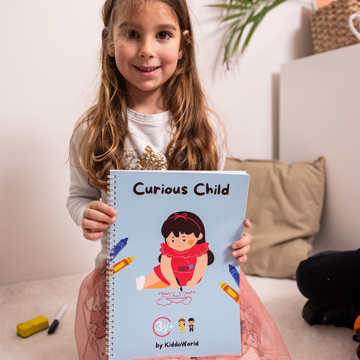 Super pacchetto SMART KID – 3x quaderni cancellabili per imparare a scrivere, riutilizzabili (Totale 192 pagine, 2–6 anni)
