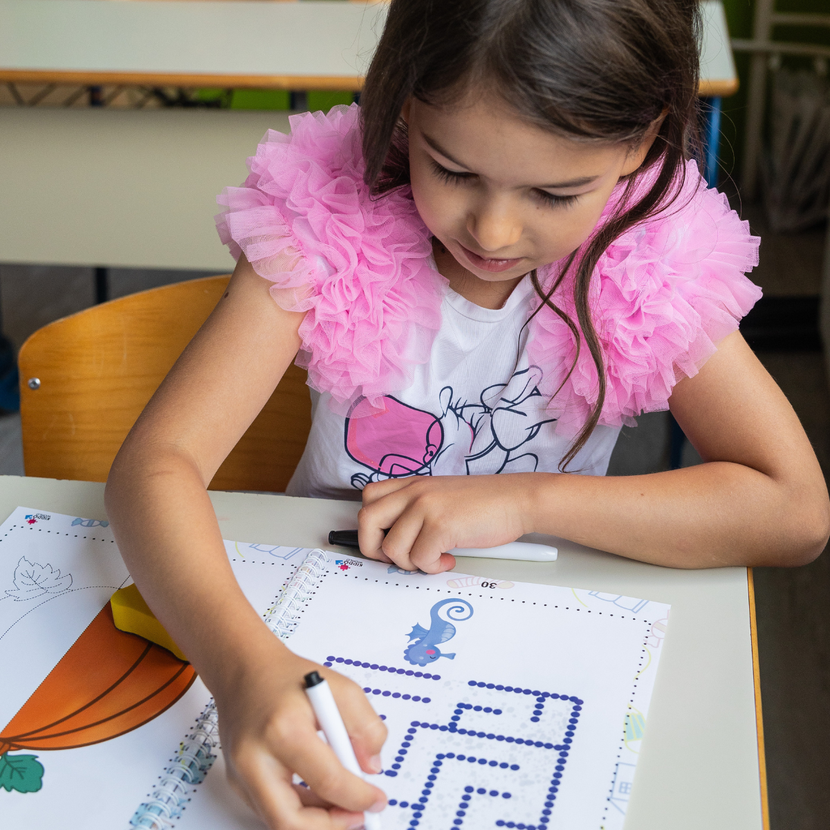 Curious Child 2 – Quaderno cancellabile per imparare a scrivere, riutilizzabile (64 pagine, 2-5 anni)