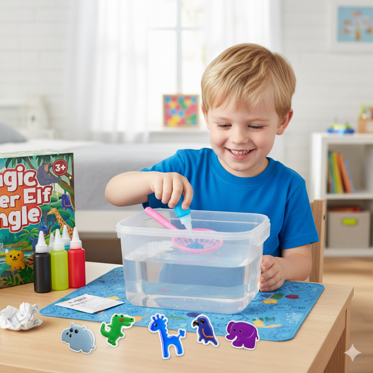 Folletti Magici dell’Acqua – Giungla | 4, 8 o 12 colori, per bambini dai 2+ anni