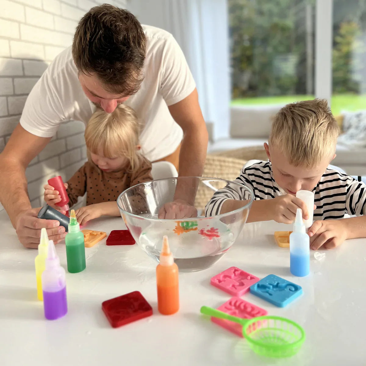 Kit di ricarica per creare gli elfi d’acqua – 4 colori + 1 polvere magica