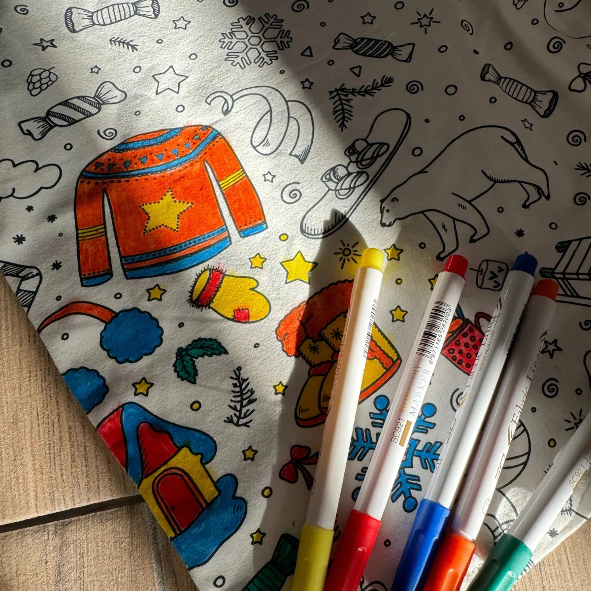 Pigiama per bambini "Colorami" – Animali Safari (dai 4 anni)