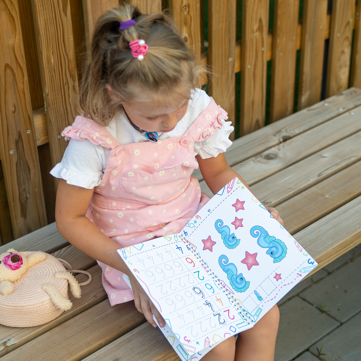 Libro di esercizi di matematica Curious Child (6+ anni)