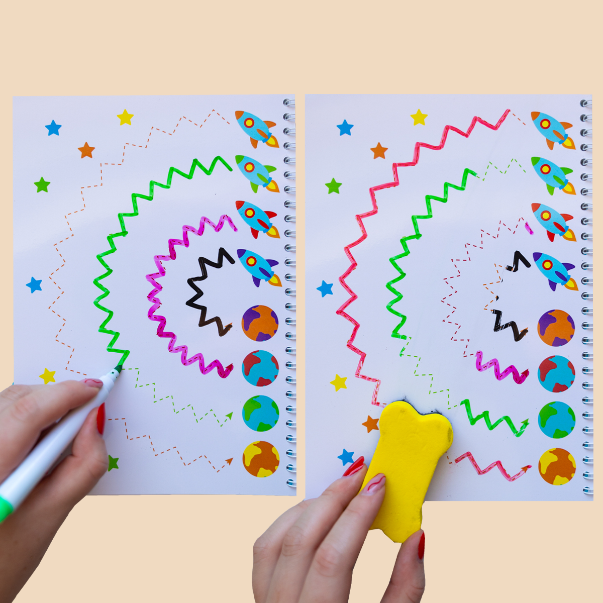 SCRIVI & CANCELLA: Trace the Universe (3+ anni)
