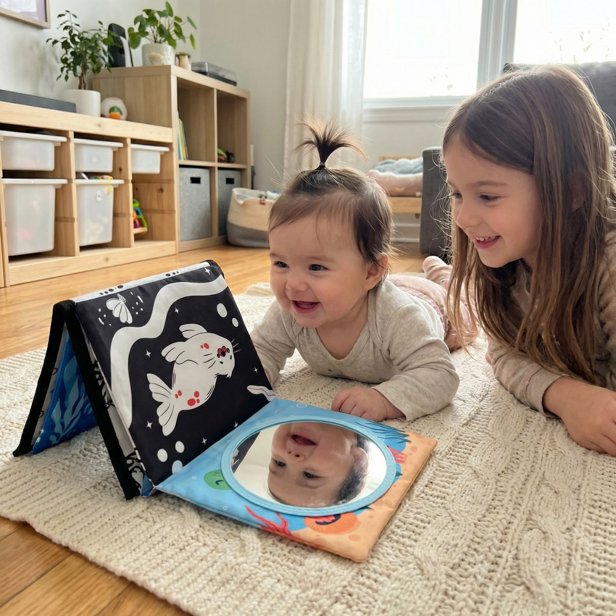 Giocattolo Sensoriale per il Tummy Time con Suono | 0-12 mesi