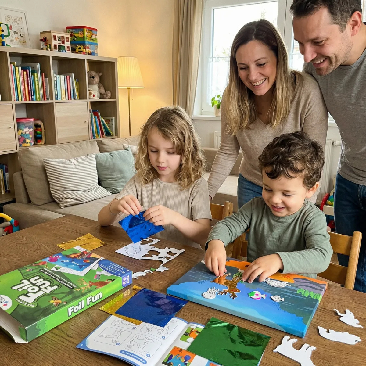 Foil Fun: Mondo degli Animali – Crea animali scintillanti in pochi passaggi! (4+ anni)