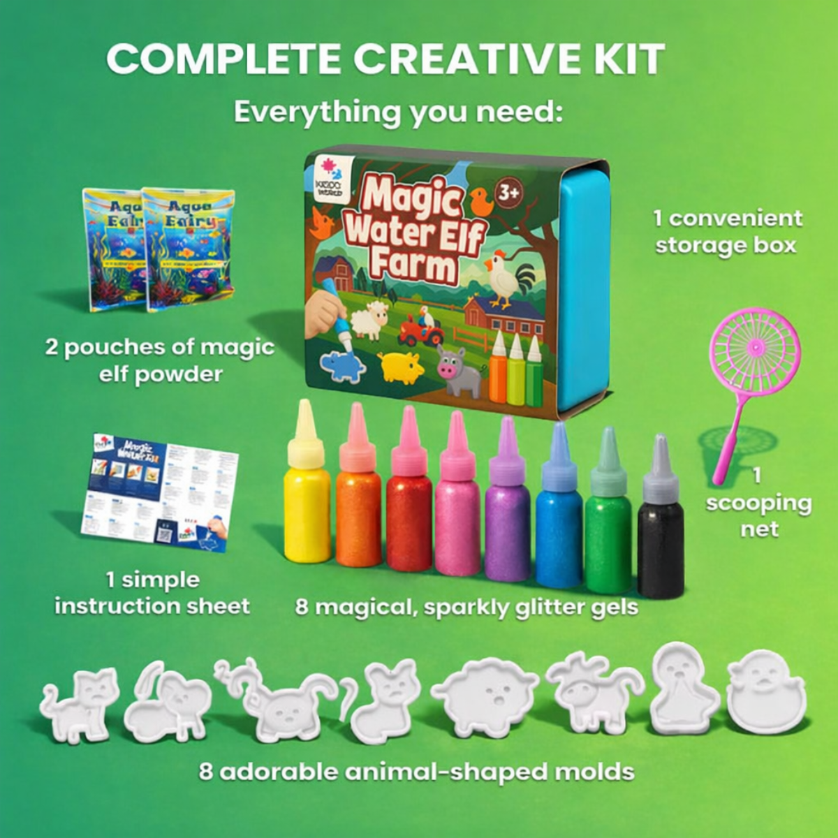 Creature Magiche d’Acqua – Animali della Fattoria (3+ anni)