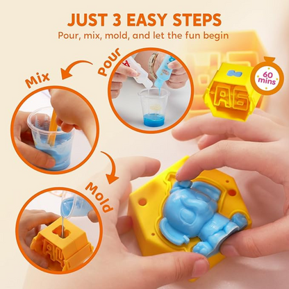 Set creativo fai-da-te Squishy figurine (6+ anni)