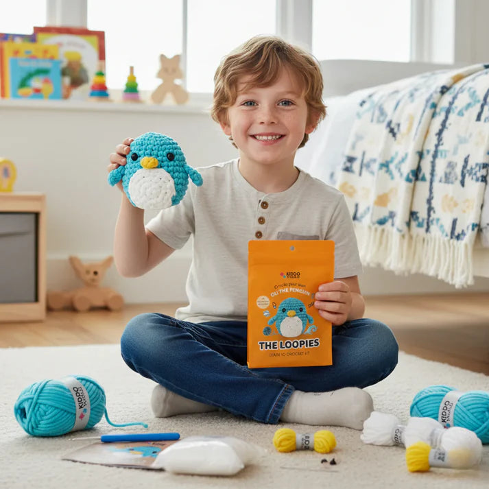 The Loopies 2+1 – Kit da Uncinetto | 3 Personaggi Adorabili | Per bambini dai 10+ anni in su