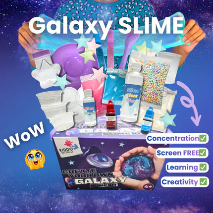 Galaxy Slime – Crea la tua galassia glitterata che brilla al buio! (4+ anni)