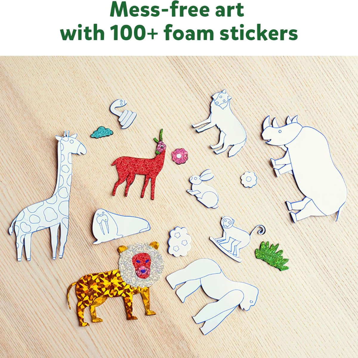 Foil Fun | Crea animaletti con foglietti luminosi senza disordine – per bambini dai 3+ anni in su