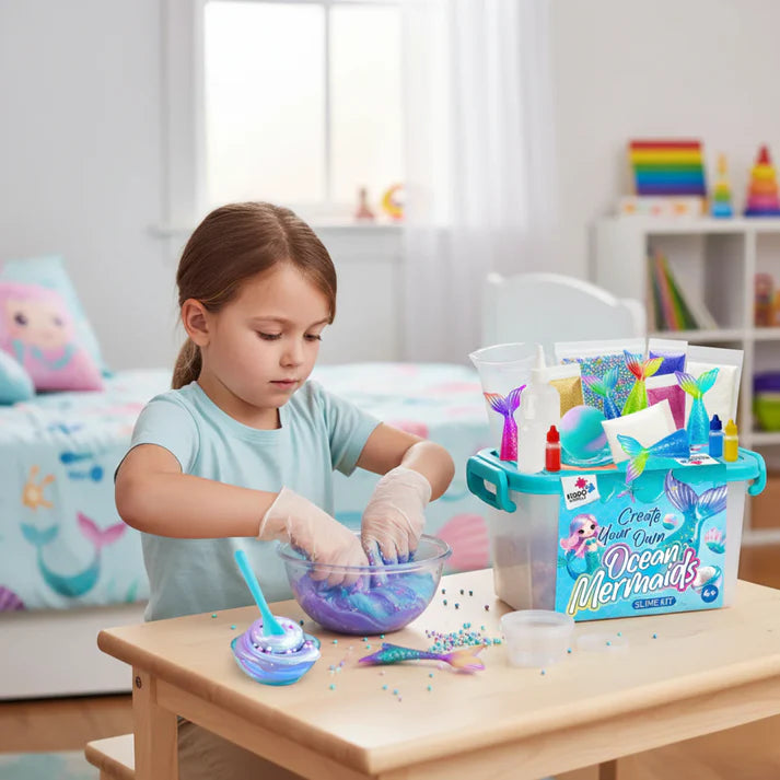 Pacchetto Slime 3 in 1 – Galaxy, Ice Cream e Mermaid Ocean Slime! (4+ anni)