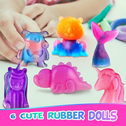 Set creativo fai-da-te Squishy figurine (6+ anni)