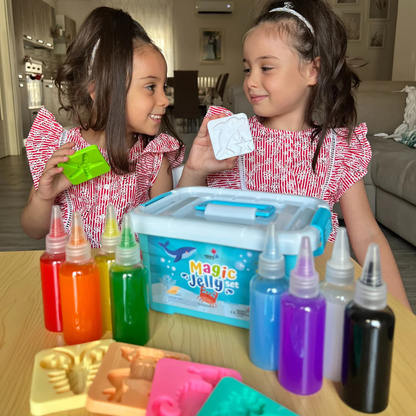 Magici folletti d’acqua con GLITTER | Mondo marino | 4, 8 e 12 colori | per bambini 3+