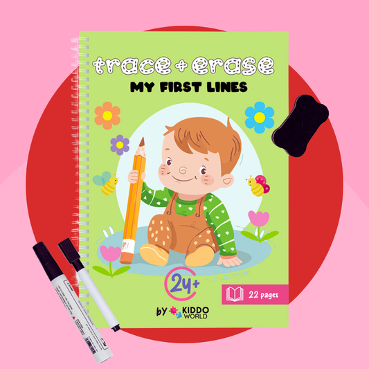 SCRIVI & CANCELLA: My First Lines (2+ anni)