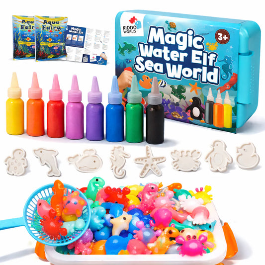 Magici Folletti d’Acqua | Mondo Marino | 4, 8 o 12 colori | per bambini 3+
