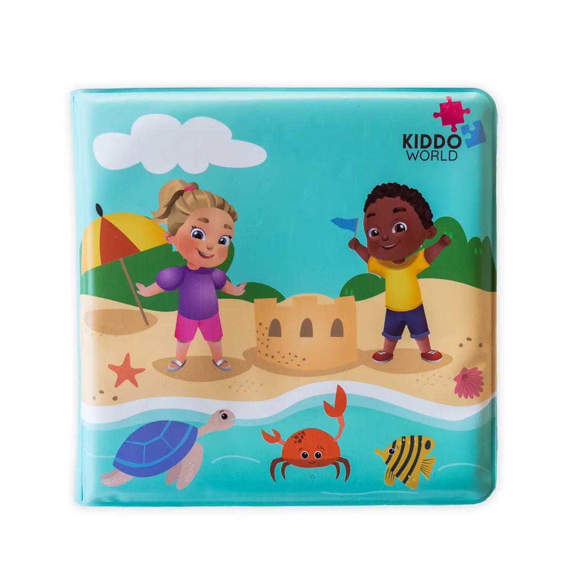 Libro da colorare ad acqua "SPLASH STORY" Kiddo World IT