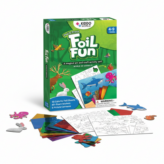 Foil Fun | Crea animaletti con foglietti luminosi senza disordine – per bambini dai 3+ anni in su