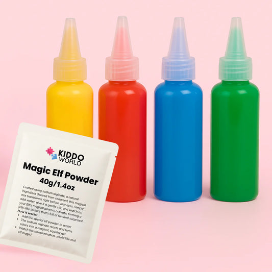 Kit di ricarica per creare gli elfi d’acqua – 4 colori + 1 polvere magica