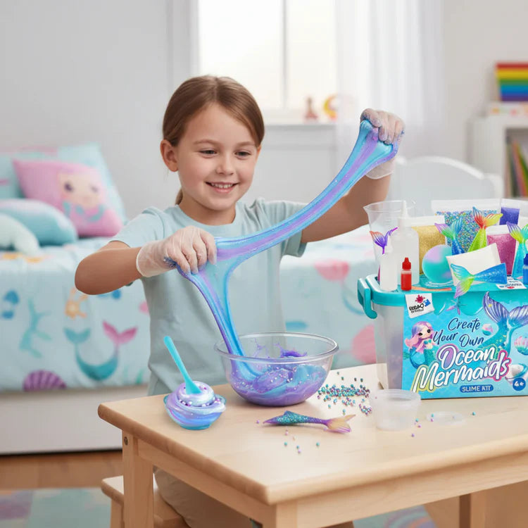 Pacchetto Slime 3 in 1 – Galaxy, Ice Cream e Mermaid Ocean Slime! (4+ anni)