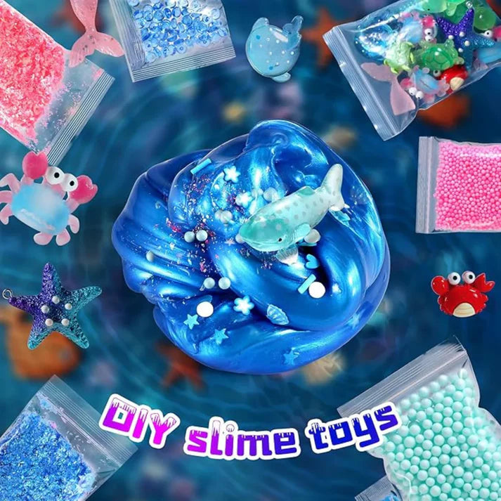 Pacchetto Slime 3 in 1 – Galaxy, Ice Cream e Mermaid Ocean Slime! (4+ anni)