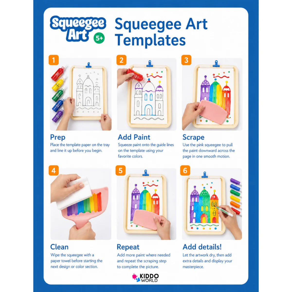 Squeegee Art: Kit di espansione con 100 nuovi stencil