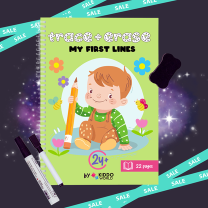 SCRIVI & CANCELLA: My First Lines (2+ anni)