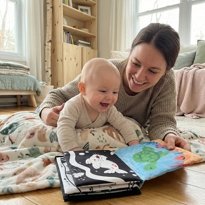 Giocattolo Sensoriale per il Tummy Time con Suono | 0-12 mesi