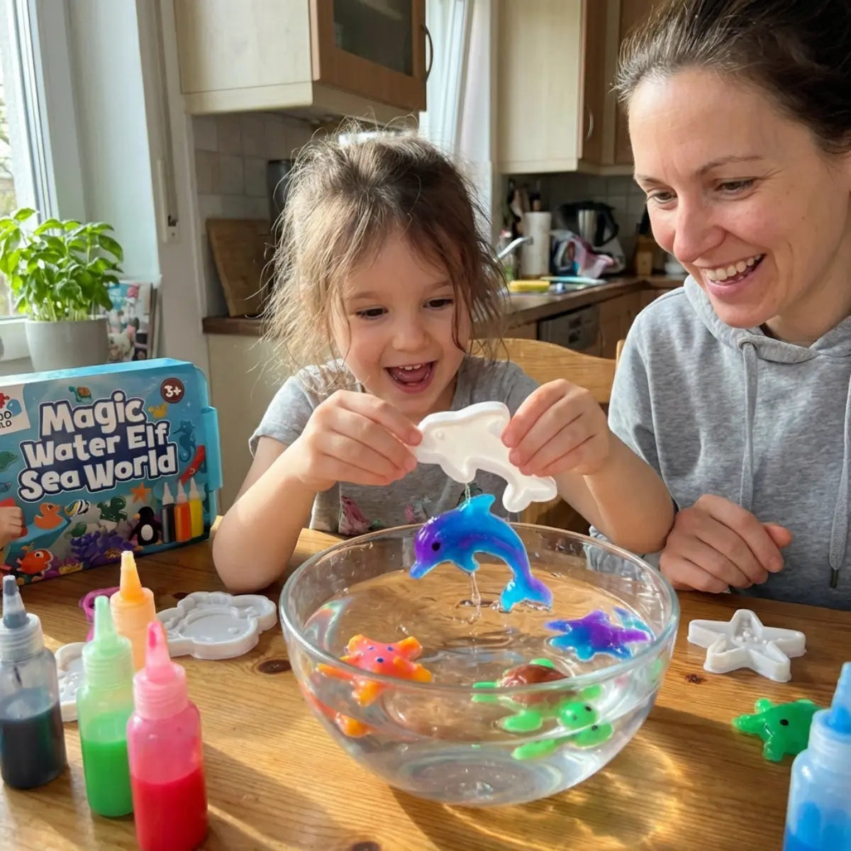 Magic Water Squishies – Mondo Marino (3+ anni)