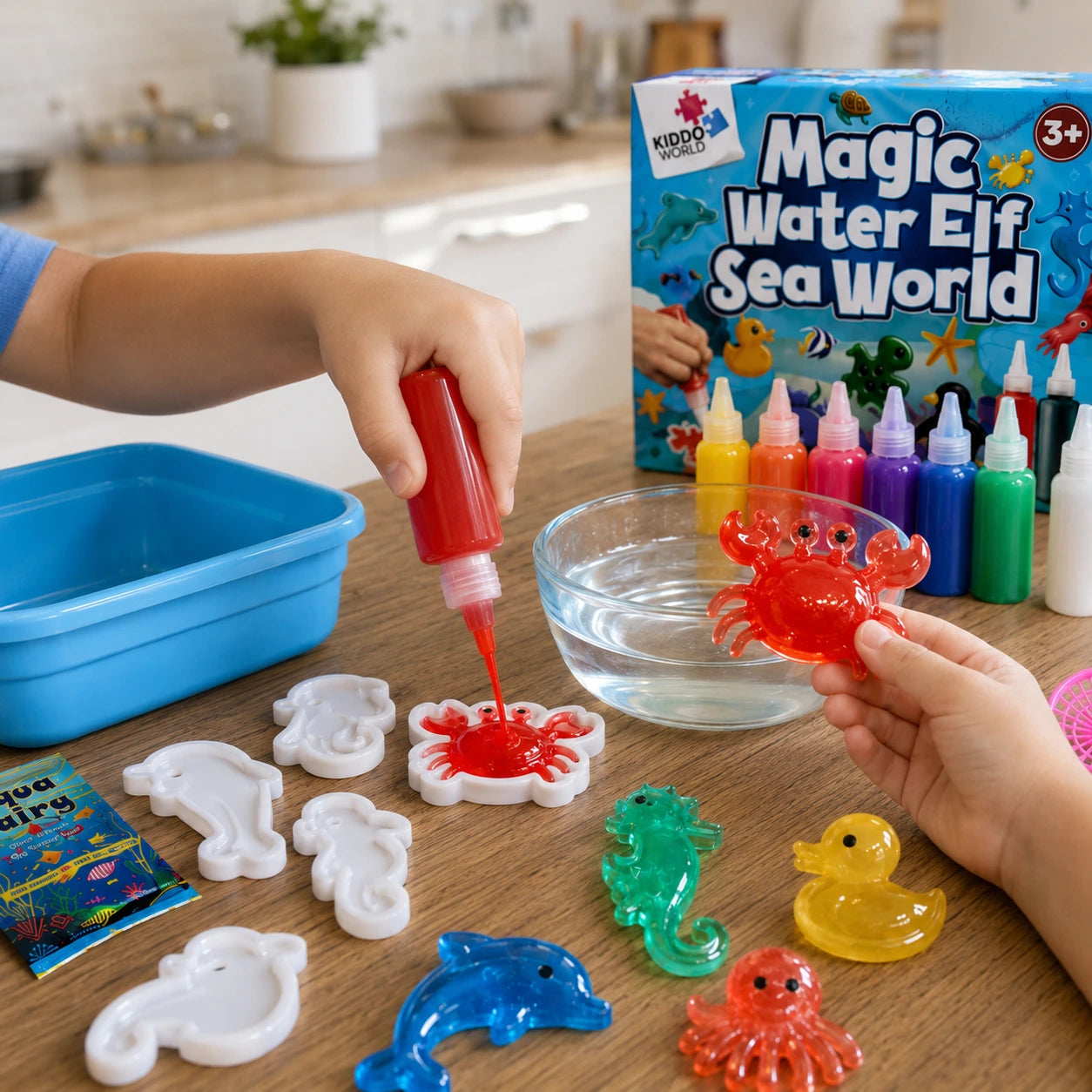 Magic Water Squishies – Mondo Marino (3+ anni)
