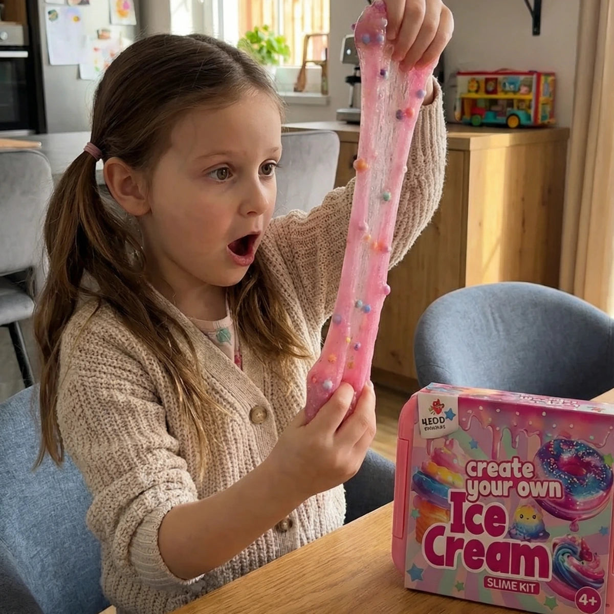 Ice Cream Slime – Crea slime che sembra e profuma come un vero gelato! (4+ anni)