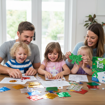 Foil Fun | Crea animaletti con foglietti luminosi senza disordine – per bambini dai 3+ anni in su