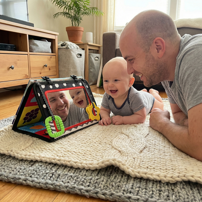 Giocattolo Sensoriale per il Tummy Time con Suono | 0-12 mesi