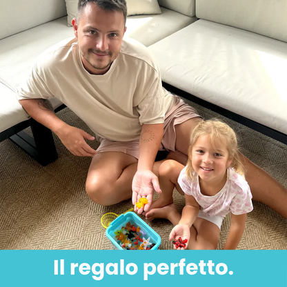 Magici folletti d’acqua con GLITTER | Mondo marino | 4, 8 e 12 colori | per bambini 3+