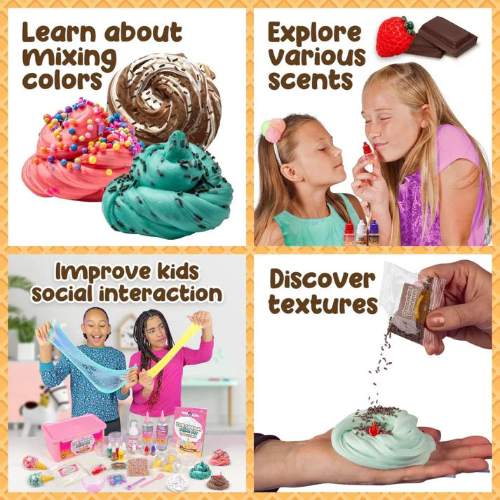 Pacchetto Slime 3 in 1 – Galaxy, Ice Cream e Mermaid Ocean Slime! (4+ anni)