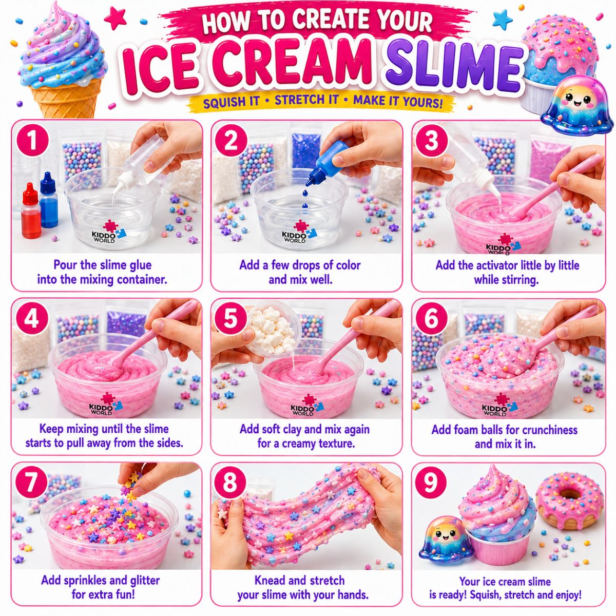DIY Slime Squishies – Gelato (4+ anni)