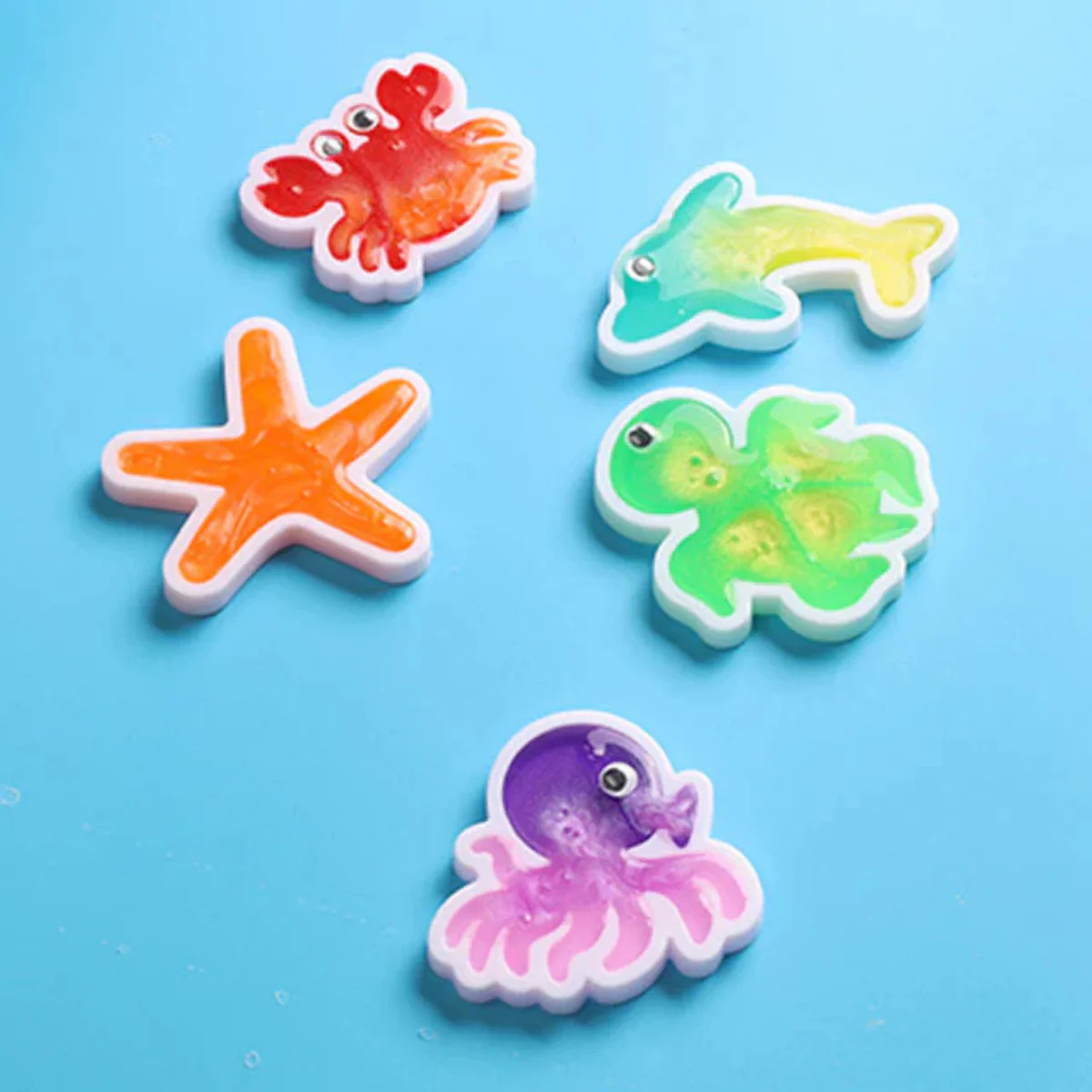 Magic Water Squishy Expansion Pack – 6 stampi aggiuntivi (Nuovi animaletti e forme, 3+ anni)