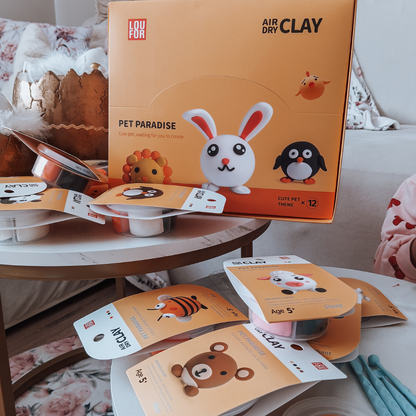 Set per creare animaletti con l’argilla (5+ anni)