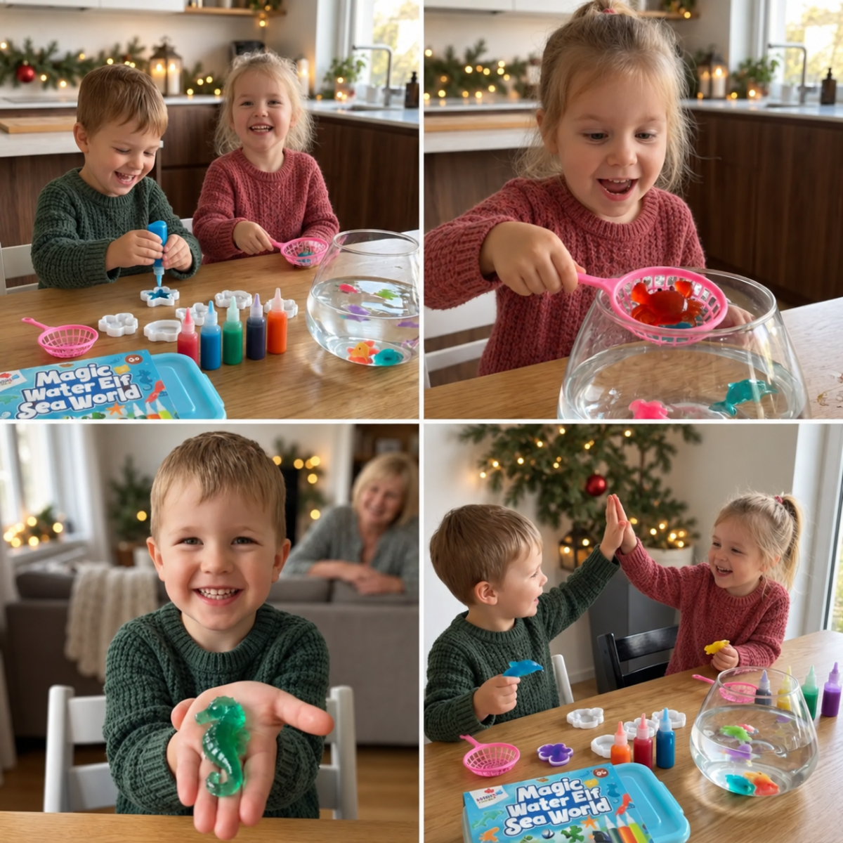 Magic Water Squishies – Kit creativo per creare figure 3D | 3+ anni