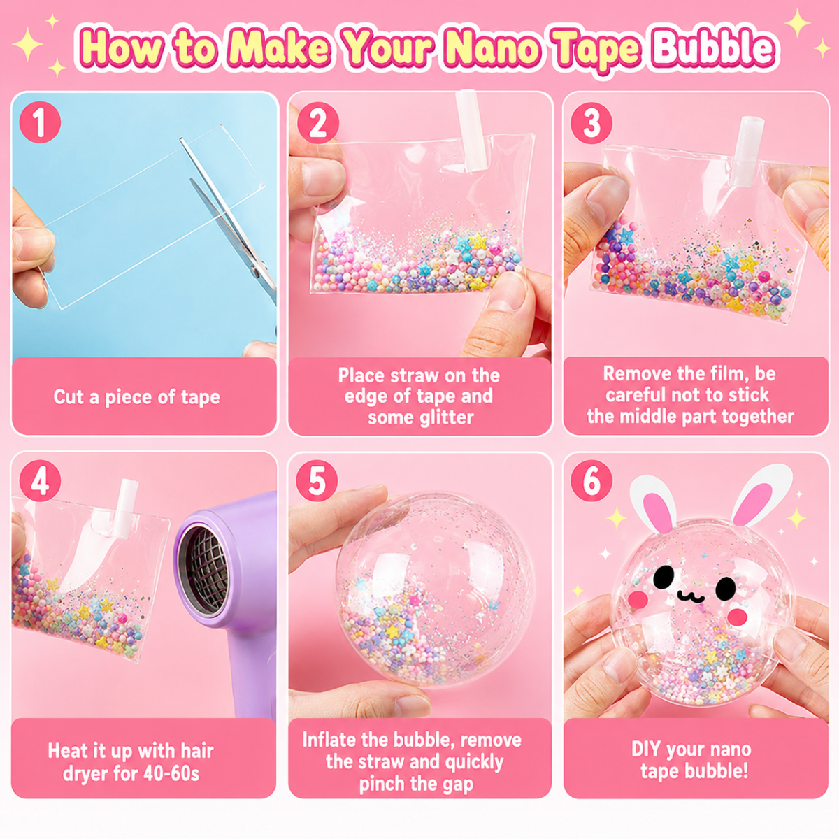 Kit DIY Bubble Squishies da 41 pezzi (4+ anni)