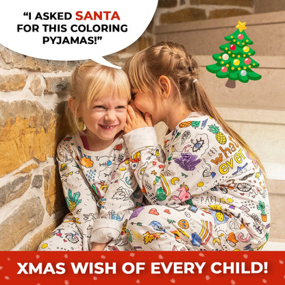 Pigiama bambino/a due pezzi Colorami – Inverno (4+ anni)