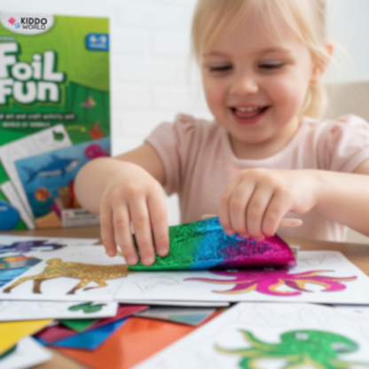 Foil Fun | Crea animaletti con foglietti luminosi senza disordine – per bambini dai 3+ anni in su
