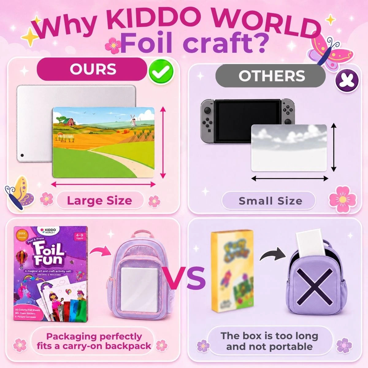 Foil Fun: Unicorni e Principesse – Crea opere scintillanti senza colla e senza disordine! (4+ anni)