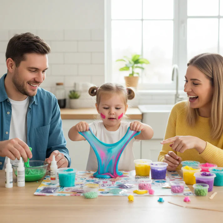 Pacchetto Slime 3 in 1 – Galaxy, Ice Cream e Mermaid Ocean Slime! (4+ anni)