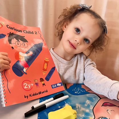 GENIUS KID – Il modo più veloce per avere un bambino più intelligente e creativo (128 pagine, età 2–5 anni) + REGALO GRATUITO del valore di 9,99 € 🎁