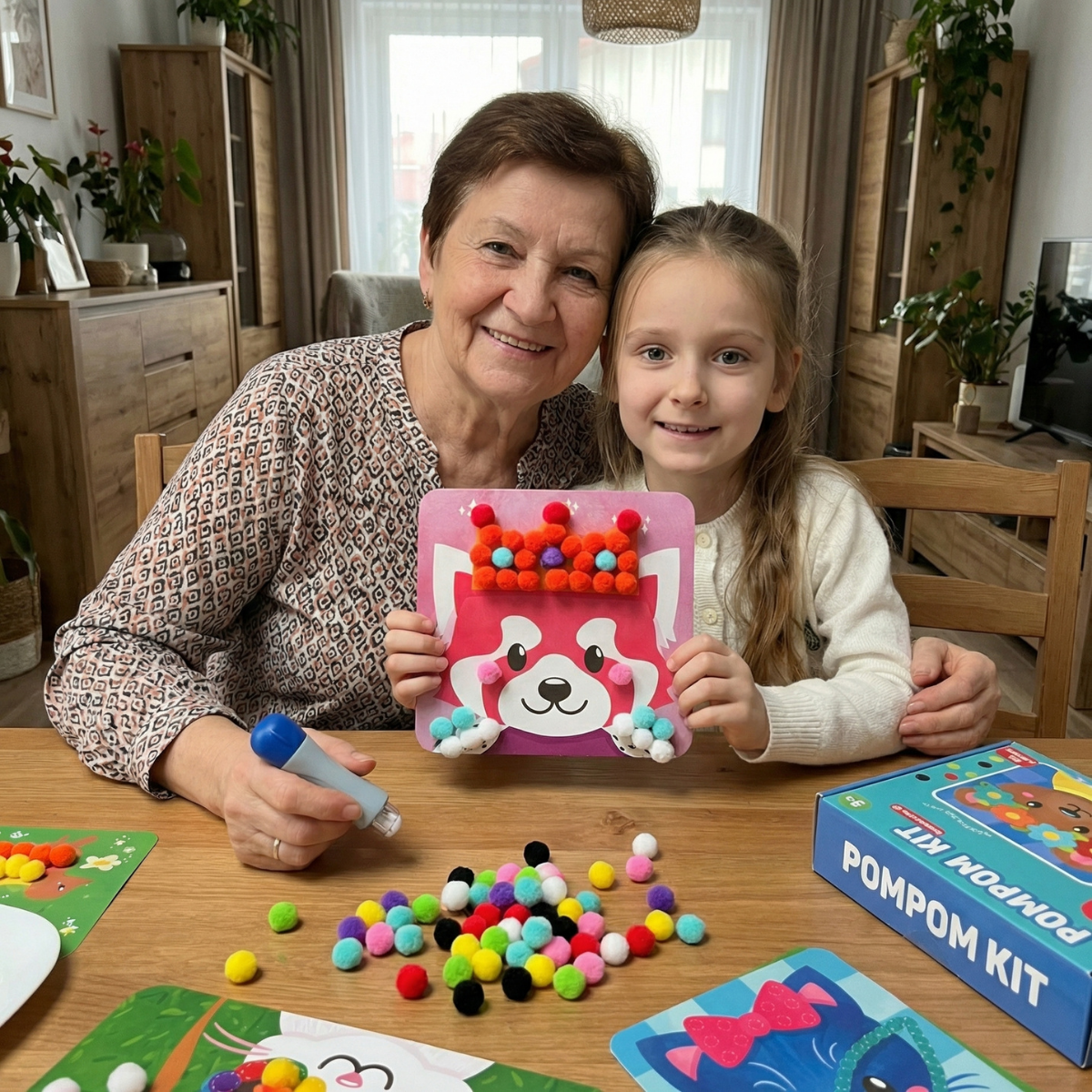 PACCHETTO CREATIVO SUPREMO: Pom Pom Kit, Tufting Kit & Foil Fun Principesse